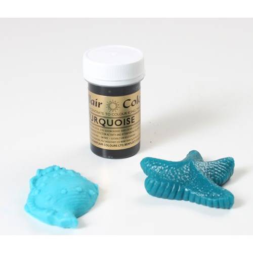 Gelová barva Turquoise 25g - Sugarflair