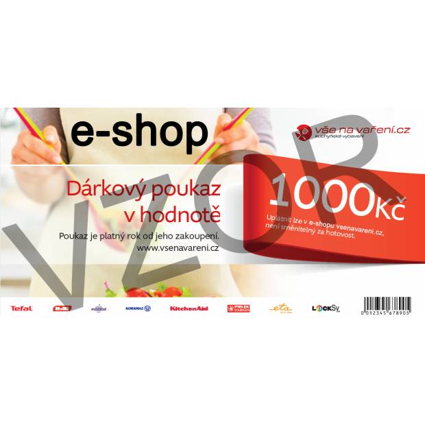 Dárkový poukaz v hodnotě 1000Kč do e-shopu - Apolo77