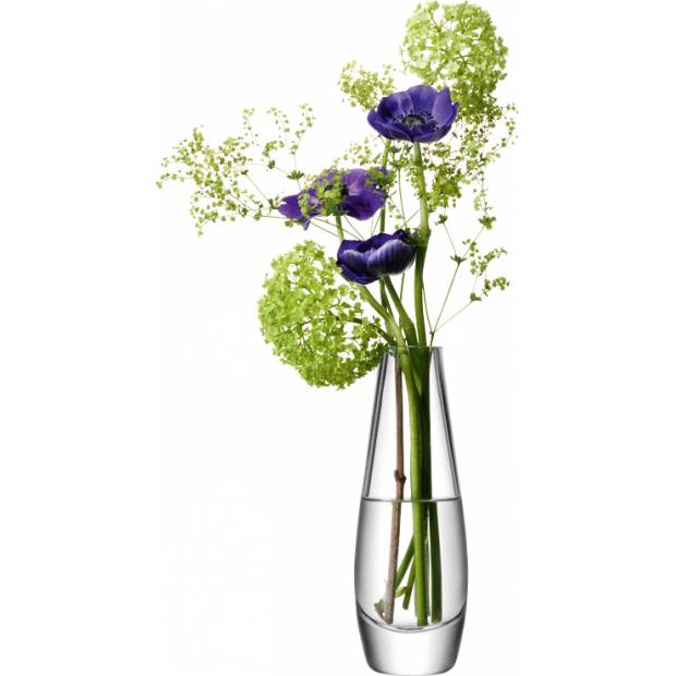 LSA Flower Single stem váza  skleněná 17cm čirá, Handmade G612-17-301 LSA International