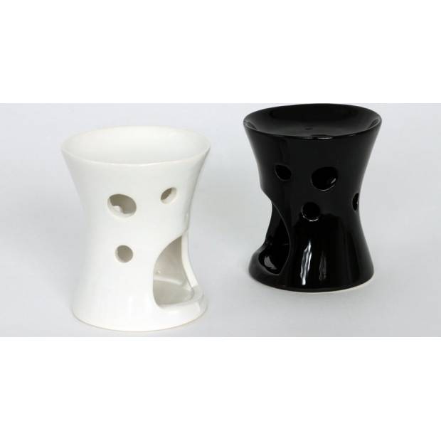 Aroma lampa keramická, bílá nebo černá ARL012 Art