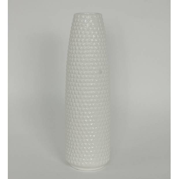 Váza keramická, barva bílá ARL022-WH Art