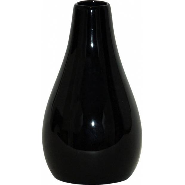 Váza keramická černá HL667450 Art