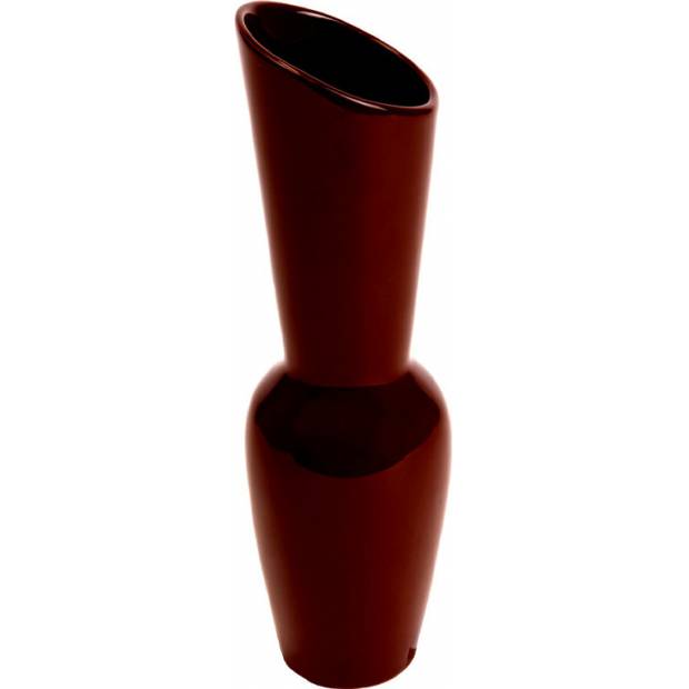 Váza keramická hnědá HL708450 Art