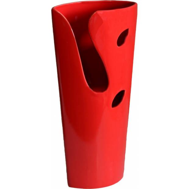 Keramická váza - červená HL751449 Art
