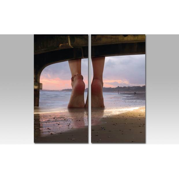 Obraz MDF, motiv: nohy na pláži OBK003 Art