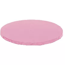 Kulatá podložka pod dort růžová 35x1,2 cm - Decora