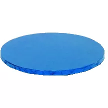 Kulatá podložka pod dort modrá 30x1,2 cm - Decora