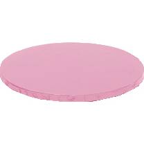 Kulatá podložka pod dort růžová 25x1,2 cm - Decora