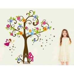 Dětské samolepky - Strom květů - Nalepovací tabule