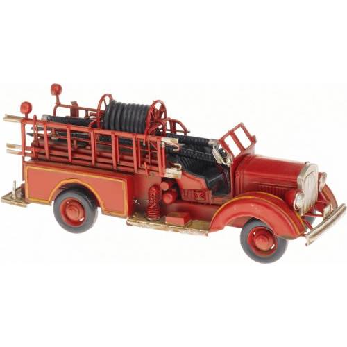 Plechový model auta hasičské auto 30cm - IntArt