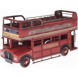 Plechový model autobus double decker Londýn 32cm - IntArt