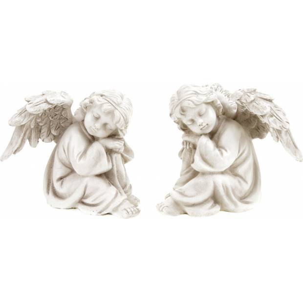 Anděl, dekorace z polyresinu, mix 2 tvarů, cena za 1 kus POA031 Art