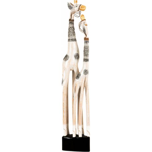 Dřevořezba - Dvojce žiraf SBT-PPE041 Art