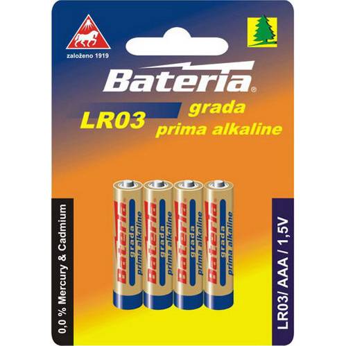 Baterie Grada Prima alkaline, AAA (bal. 4 ks) LR03 Helpmation