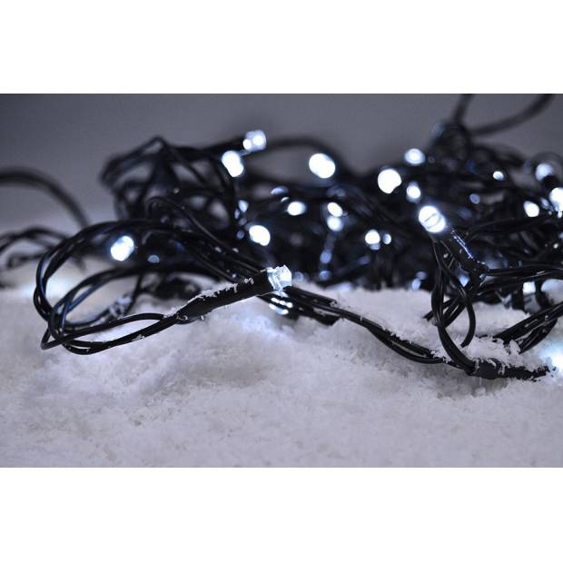 LED vánoční řetěz, 300 LED, 30m, přívod 5m, IP44, bílá 1V04-W Solight