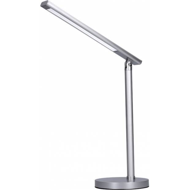 LED stolní lampička, 7W, stmívatelná, změna chromatičnosti, stříbrná barva WO53-S Solight