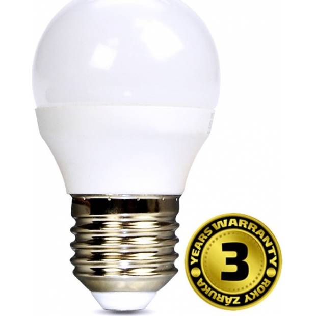 LED žárovka, miniglobe, 6W, E27, 6000K, 450lm WZ419 Solight