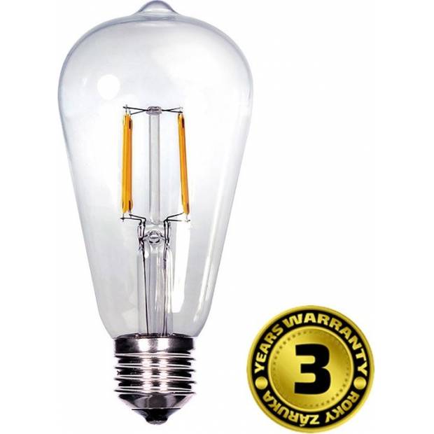 LED žárovka retro, EDISON ST65, 8W, E27, 3000K, 360°, 810lm WZ526 Solight