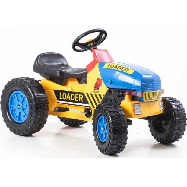 Hračka Šlapací traktor Classic žluto/modrý 690811 G21