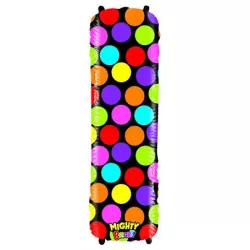 Nafukovací balónek písmeno I barevné 102 cm - Grabo