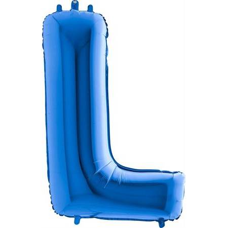 Nafukovací balónek písmeno L modré 102 cm - Grabo