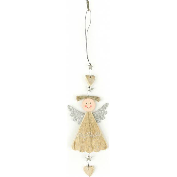 Andělíček, závěsná dřevěná vánoční dekorace ZA8610 Art