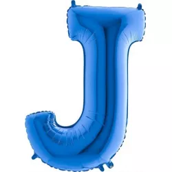 Nafukovací balónek písmeno J modré 102 cm - Grabo