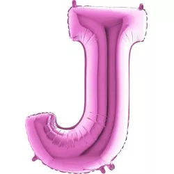 Nafukovací balónek písmeno J růžové 102 cm - Grabo