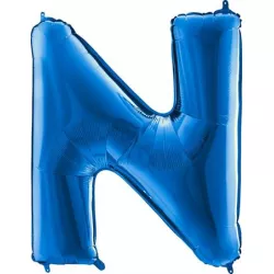 Nafukovací balónek písmeno N modré 102 cm - Grabo