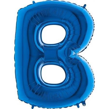 Nafukovací balónek písmeno B modré 102 cm - Grabo
