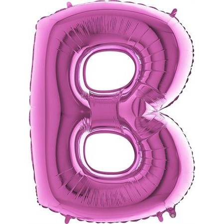 Nafukovací balónek písmeno B růžové 102 cm - Grabo