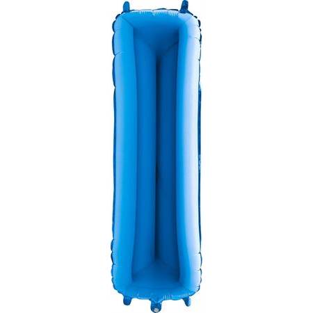 Nafukovací balónek písmeno I modré 102 cm - Grabo