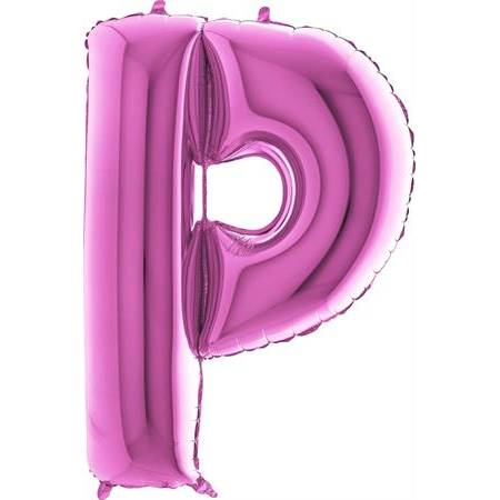 Nafukovací balónek písmeno P růžové 102 cm - Grabo