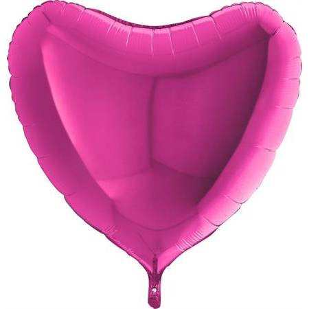 Nafukovací balónek růžové srdce 91 cm - Grabo