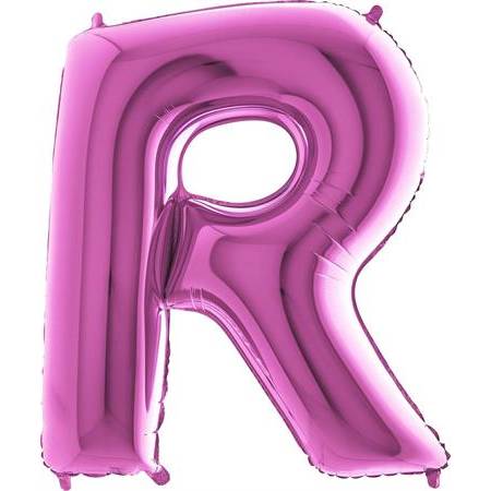 Nafukovací balónek písmeno R růžové 102 cm - Grabo