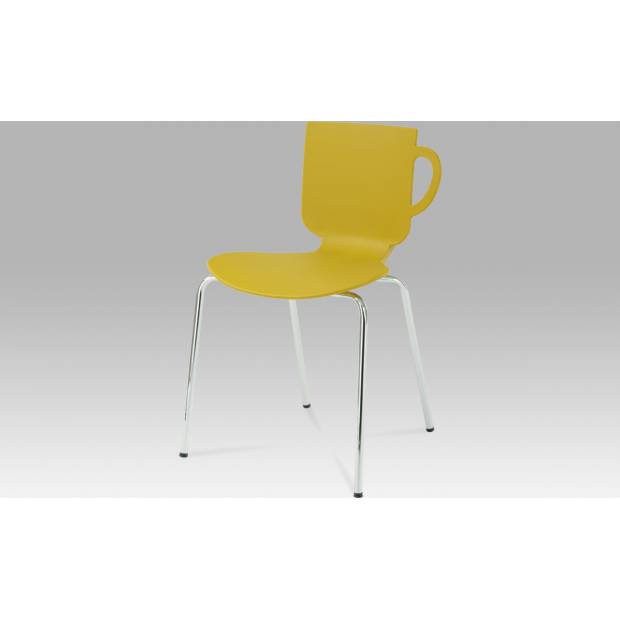 Jídelní židle kari, plast / chrom CT-388 KARI Art