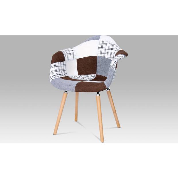 Jídelní židle patchwork / masiv buk CT-726 PW2 Art
