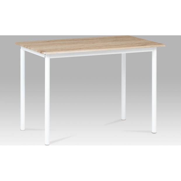 Jídelní stůl 110x70 cm, dub san remo / bílý lak GDT-222 SRE Art