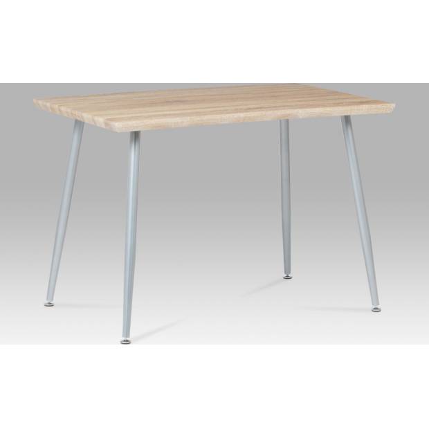 Jídelní stůl 110x70 cm, sonoma / šedý lak GDT-226 SON Art