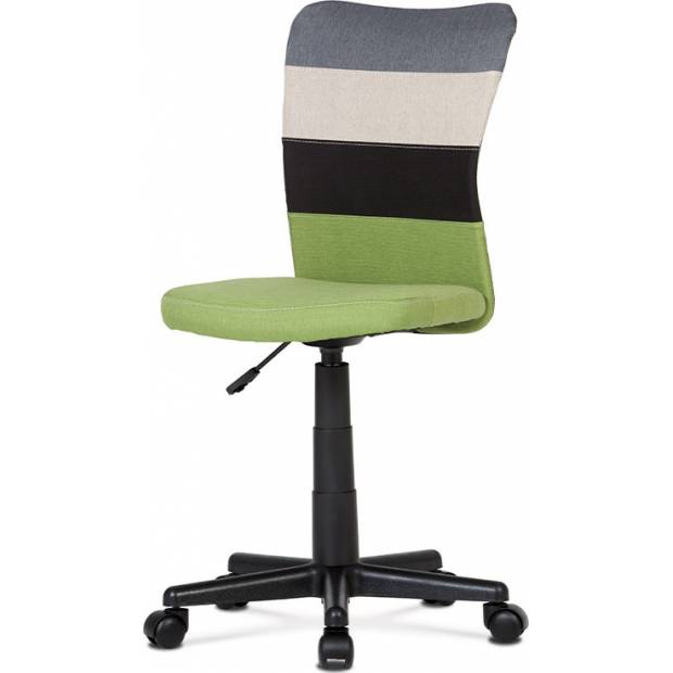 Kancelářská židle, látka - mix barev, výškově nastavitelná KA-N837 GRN Art