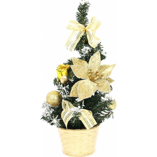 Stromeček ozdobený, umělá vánoční dekorace, barva zlatá YS20-005 Art