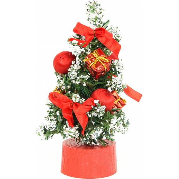 Stromeček ozdobený, umělá vánoční dekorace, barva červená YS20-006 Art