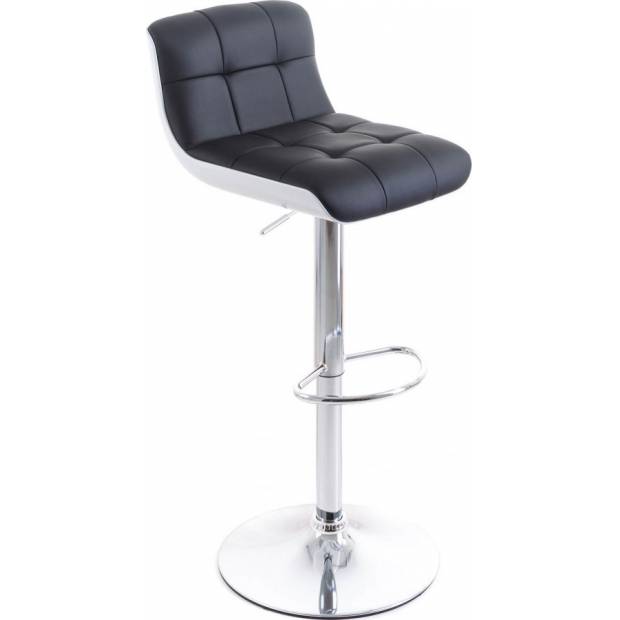 Barová židle Treama koženková black/white 60023084 G21