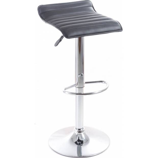 Barová židle Fatea koženková, prošívaná black 60023090 G21