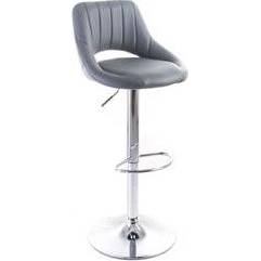 Barová židle Aletra koženková, prošívaná grey 60023094 G21