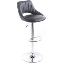 Barová židle Aletra koženková, prošívaná black 60023095 G21