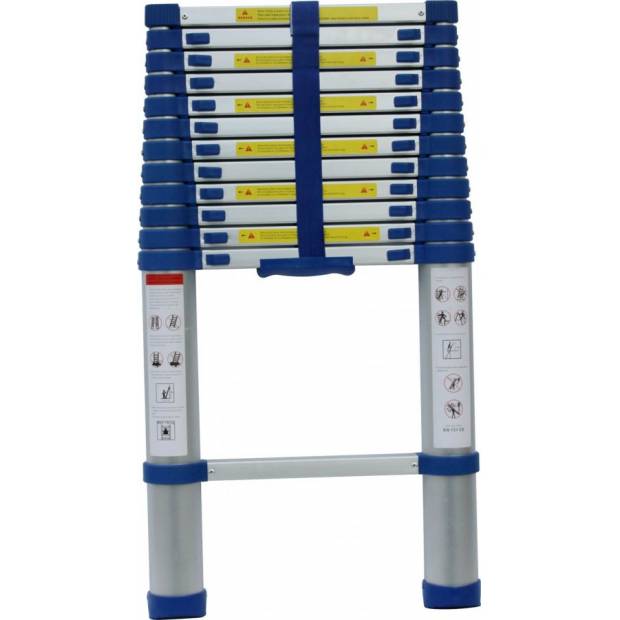 Teleskopický žebřík GA-TZ13-3,8M hliníkový modrý 63904323 G21