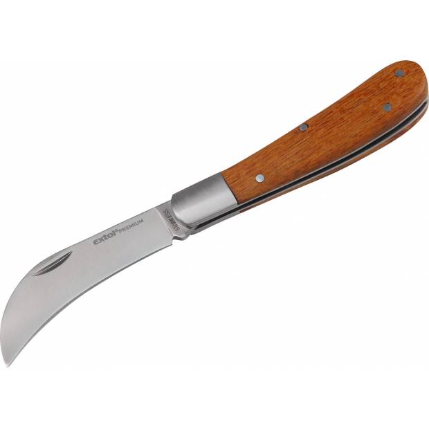 nůž štěpařský zavírací nerez, 170/100mm 8855110 EXTOL PREMIUM