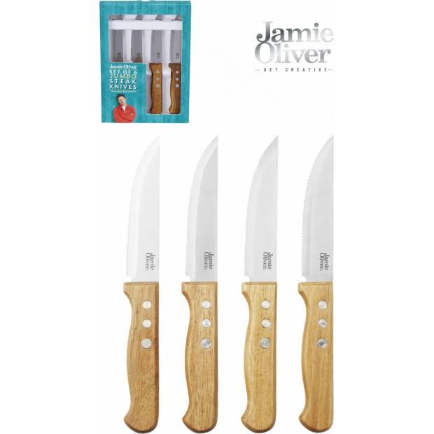 Jamie Oliver Jumbo steakové nože 4 ks JO11253200 Merison Retail b.v.