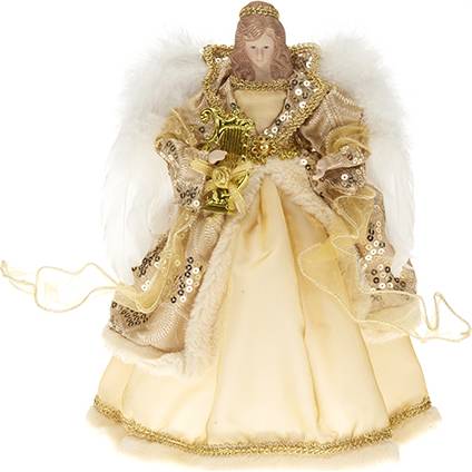 Zlatý anděl s křídly 32cm - IntArt